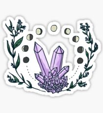 Sort d'améthyste Sticker