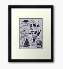 truth is out there Framed Print