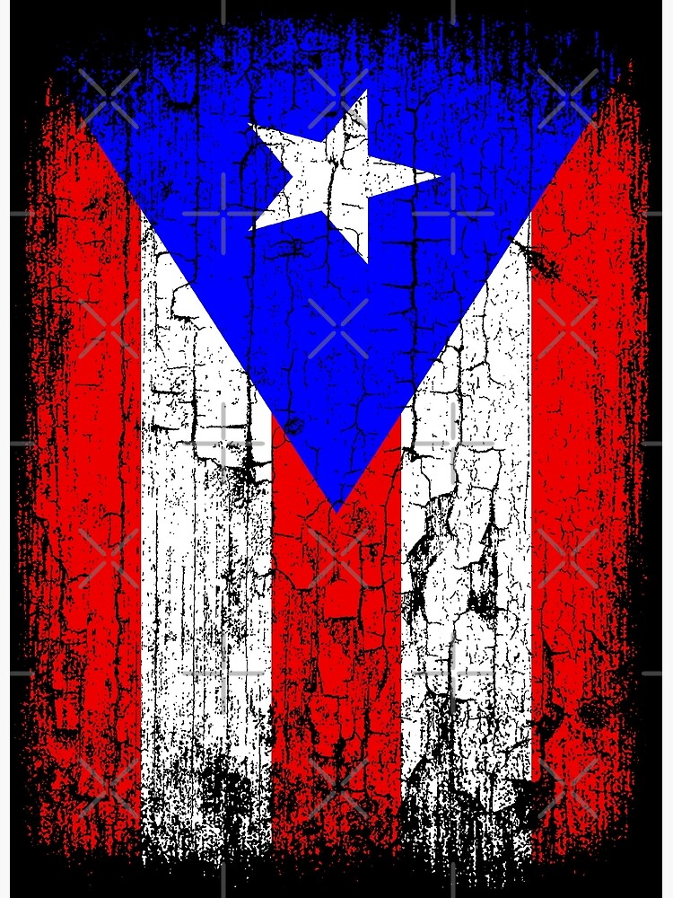 "Vintage Puerto Rico Flag " Poster by EthosWear | Redbubble