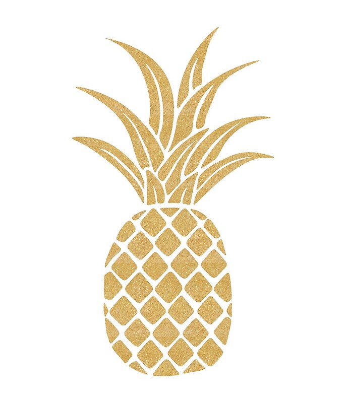 ‘Gold Pineapple ’ by bombinodesigns.