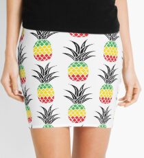 Rasta Pineapple Mini Skirt
