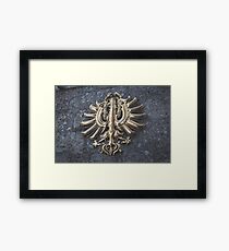 Tyrolean eagle coat of arms Framed Print