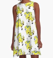 Mocking Spongebob Meme A-Line Dress