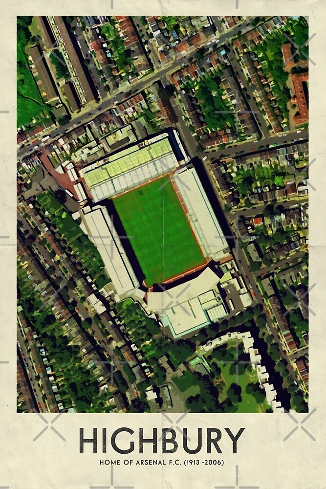 "Vintage Football Grounds Highbury (Arsenal FC)" by twelfthman