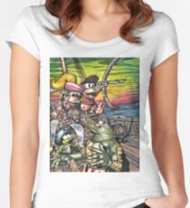 Simian Swing Women's Fitted Scoop T-Shirt