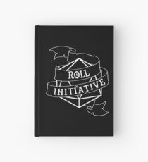 Roll Initiative - white Hardcover Journal
