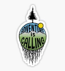 Adventure is calling Sticker Sticker