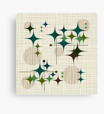 Eames Era Starbursts and Globes 1 (bkgrnd) Canvas Print
