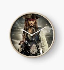 captain jack sparrow Clock