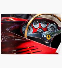 1954 Ferrari 500 Mondial Spyder Steering Wheel Emblem -2382c Poster