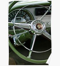 1953 Pontiac Lenkrad Emblem-0475c Poster