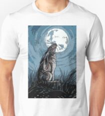 Moon Gazer Hare, Artwork Unisex T-Shirt