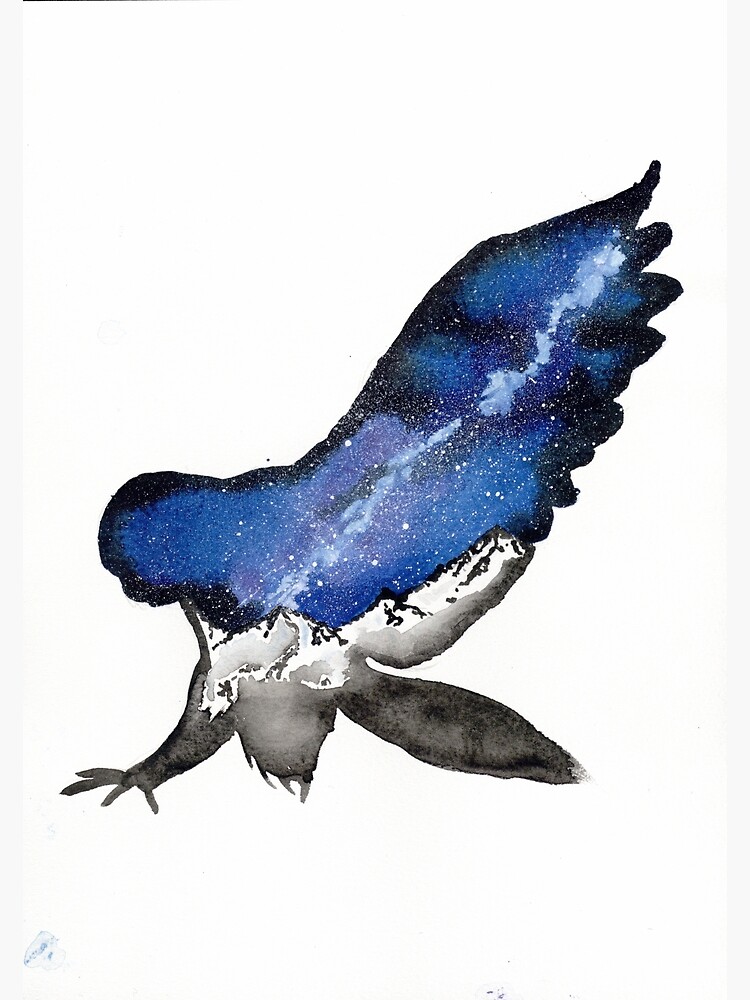 Midnight Galaxy Owl by creaturesofnat