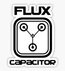 Flux Capacitor - T-shirt Sticker