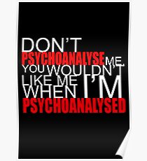 Don't Psychoanalyse Me. Poster