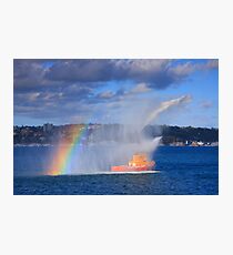 Fire Water Rainbow Photographic Print