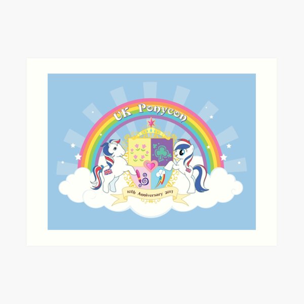UK Ponycon ~ 10th Anniversary 2013 Art Print