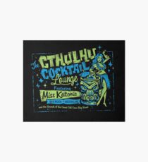 Cthulhu Cocktail Lounge Art Board Print