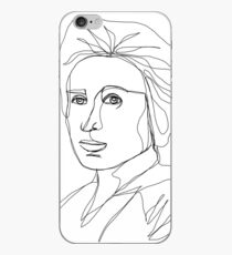Rosa Luxemburg Single-Line-Porträt iPhone-Hülle & Cover