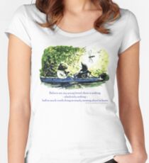 Messing About in Boats Women's Fitted Scoop T-Shirt