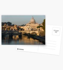 St. Peter's Morning Glow - Impressionen von Rom Postkarten