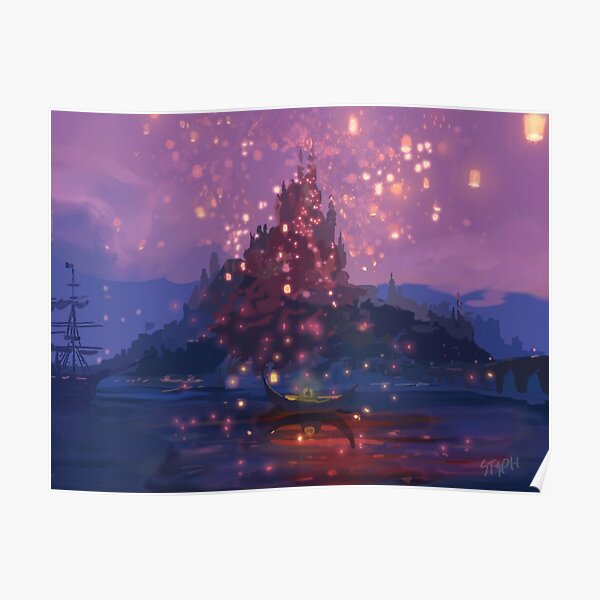 Tangled Posters Redbubble