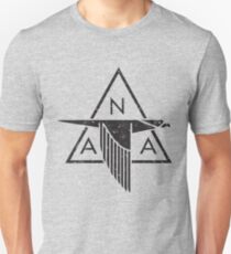 North American Aviation (NAA) Vintage Logo | Distressed Black Unisex T-Shirt