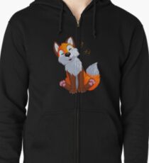Singing, swinging foxy Zipped Hoodie