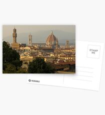 Hot Summer Afternoon in Florence Italy Postcards
