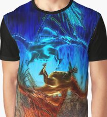 Yin Yang Dragons Graphic T-Shirt