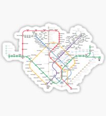 Singapore Rail Map Sticker