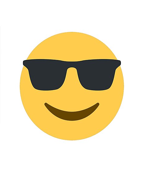sunglasses cool emoji smiley