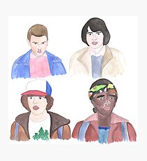 Stranger Things Kids Photographic Print