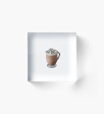 Hot Chocolate Acrylic Block