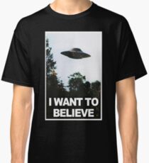 I want to believe // x files Classic T-Shirt