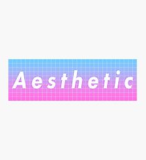 Supreme "Aesthetic" Logo Photographic Print