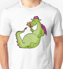 Elliot the Fire Breathing Dragon Slim Fit T-Shirt