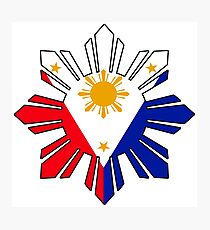 Philippine Sun Flag Photographic Print