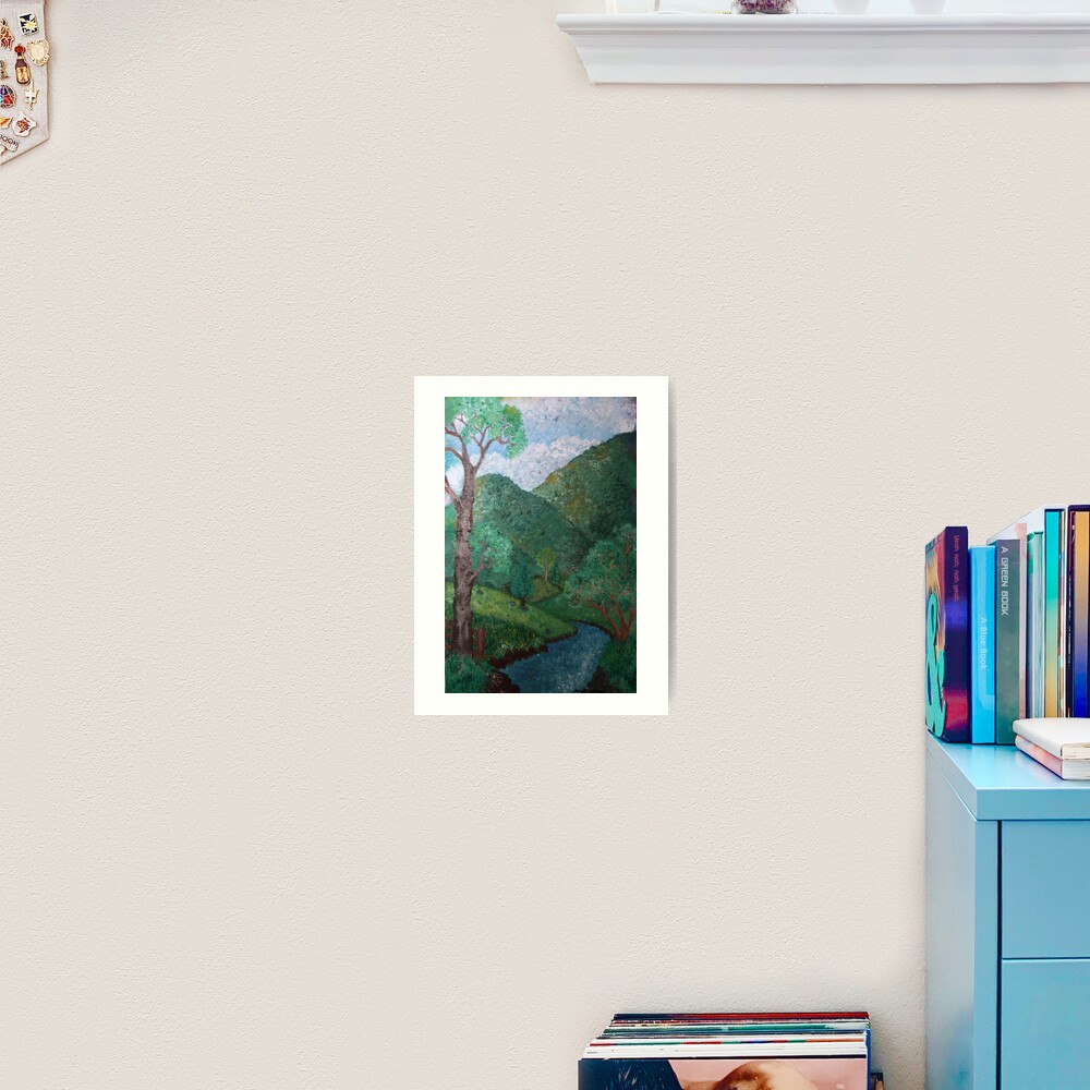 At the farm Art Print