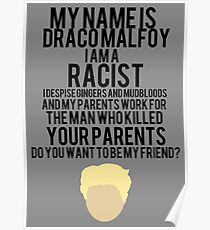 12 Days of StarKid: Malfoy Poster