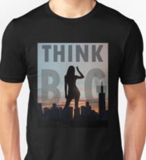 Think Big Giant Silhouette Unisex T-Shirt