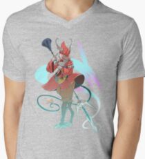 Camiseta de cuello en V .: Ali del vento :.