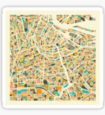 AMSTERDAM MAP Sticker