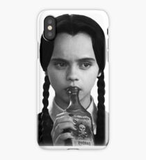 Wednesday drinks poison iPhone Case/Skin