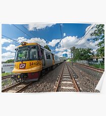 Toowong Rail Line Poster