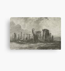 Stonehenge prehistoric monument, England Canvas Print