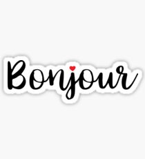 Bonjour Sticker