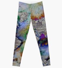 Weltkarte Leggings