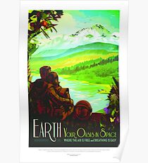 NASA Space Tourism Posters: Earth Poster