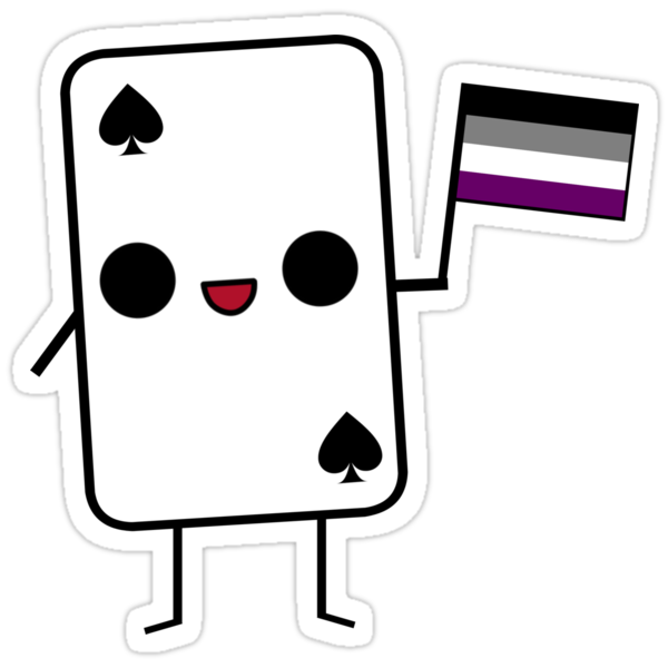 Ace Of Spades Asexual Pride Stickers By Hanleydesigns Redbubble